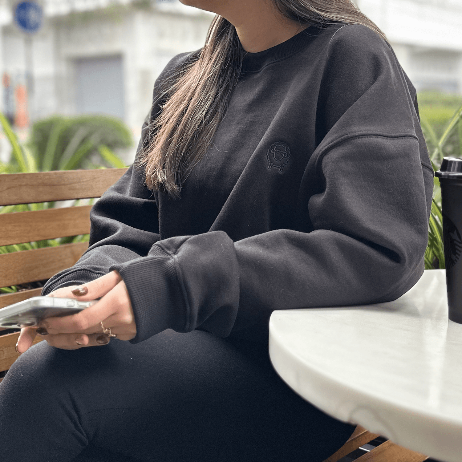 Polera Franela - Negro - Imagen 3